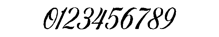 BarlandScript-Regular Font OTHER CHARS