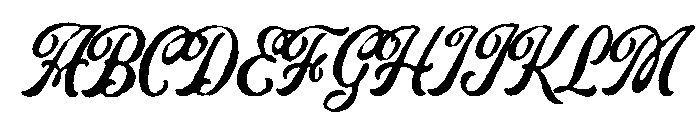 BarlandScript-Regular Font UPPERCASE