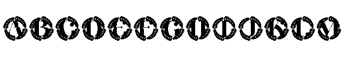 Barlena Monogram Font UPPERCASE