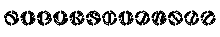 Barlena Monogram Font LOWERCASE