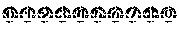 Barlena Split Monogram Font OTHER CHARS