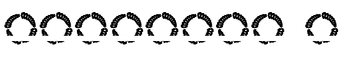 Barlena Split Monogram Font OTHER CHARS