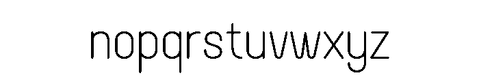 Barleto Sans Regular Font LOWERCASE
