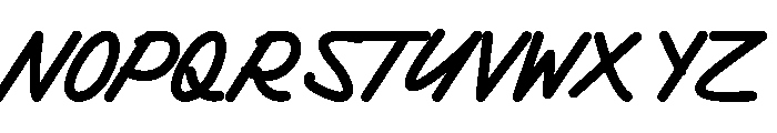 Baroctober Font LOWERCASE