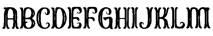 Baroque_Display Font UPPERCASE