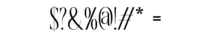 Barque Regular Font OTHER CHARS