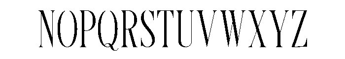 Barque Regular Font UPPERCASE