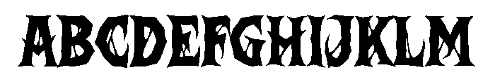 Barracus Font UPPERCASE