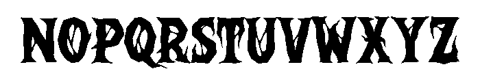 Barracus Font LOWERCASE