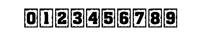 Barrel Block Regular Font OTHER CHARS
