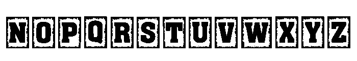 Barrel Block Regular Font LOWERCASE