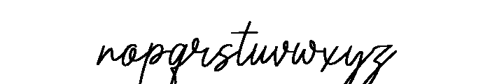 Barrow Waylow Font LOWERCASE