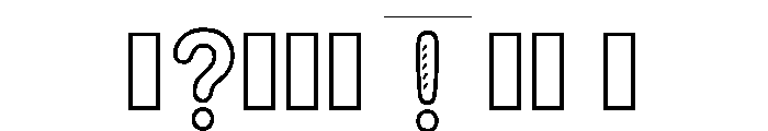 Barry Regular Font OTHER CHARS