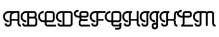 Bartonis Four Regular Font UPPERCASE