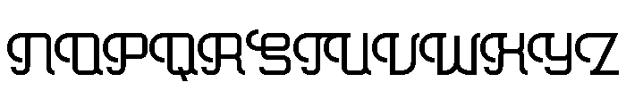 Bartonis Four Regular Font UPPERCASE