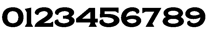 Bartonis Three Regular Font OTHER CHARS