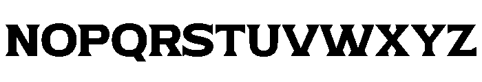 Bartonis Three Regular Font UPPERCASE