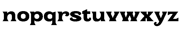 Bartonis Three Regular Font LOWERCASE