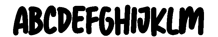 Basah Font UPPERCASE