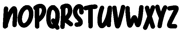Basah Font UPPERCASE