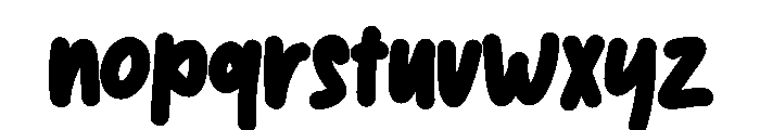 Basah Font LOWERCASE