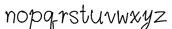 Basazee FL Font LOWERCASE