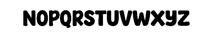 Base Ball Font LOWERCASE