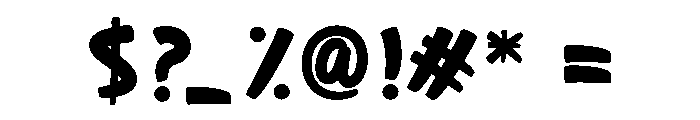 Base Water Font OTHER CHARS