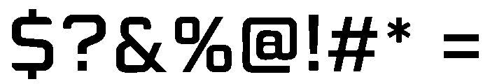 BaseFrame Font OTHER CHARS