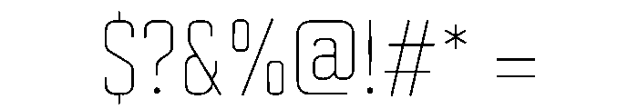 BaseMark Font OTHER CHARS