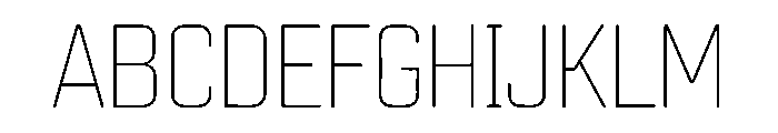 BaseMark Font UPPERCASE