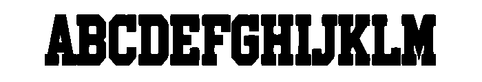 Baseball Athlete Jer Font UPPERCASE