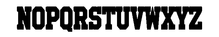 Baseball Athlete Jer Font UPPERCASE