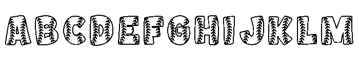 Baseball Bubble FONT