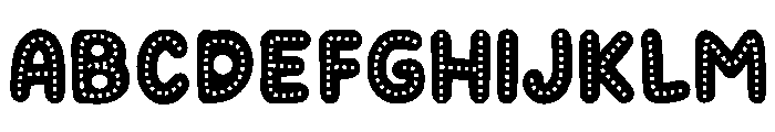 Baseball Cartoon Regular Font UPPERCASE