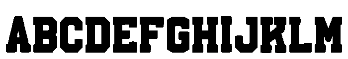 Baseball Custom Regular Font UPPERCASE