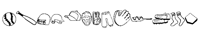 Baseball Doodle FONT