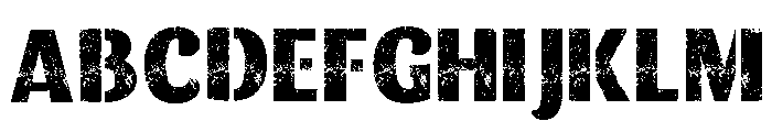 Baseball Grunge Regular Font UPPERCASE