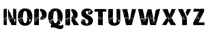 Baseball Grunge Regular Font UPPERCASE