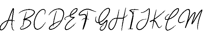 Baseball Handwriting Italic Font UPPERCASE