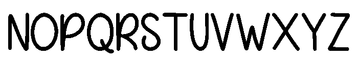 Baseball School Regular Font UPPERCASE