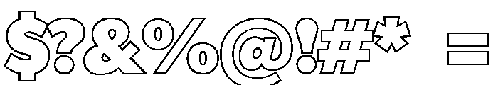 Baseball Stitch Sans Font OTHER CHARS