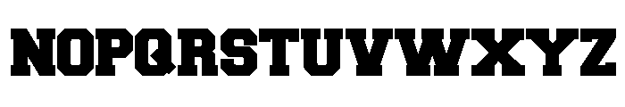 Baseball Stitch Varsity Font LOWERCASE