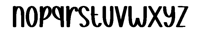 Baseball University Font LOWERCASE