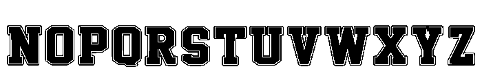Baseball Varsity Regular Font UPPERCASE