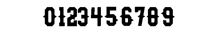 Baseball Western Regular Font OTHER CHARS
