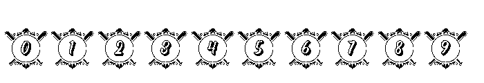 BaseballCrownRegular Font OTHER CHARS