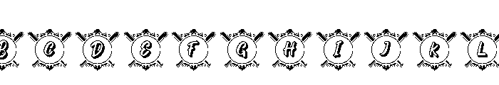 BaseballCrownRegular Font UPPERCASE