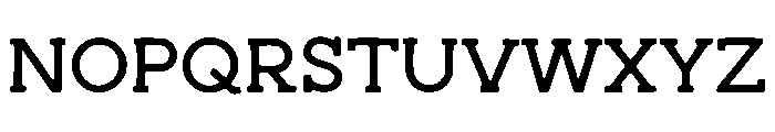 Based Book Font UPPERCASE