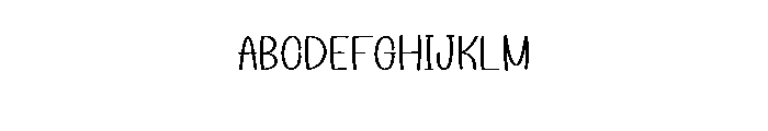 Based Morning Font UPPERCASE